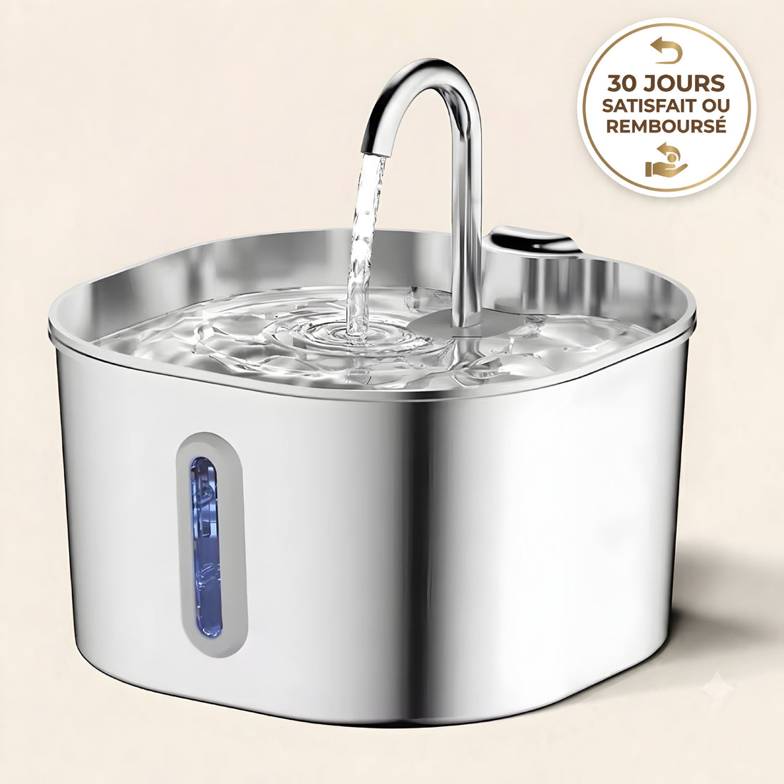 Fontaine à eau filtrante de 2 litres pour chat et chien